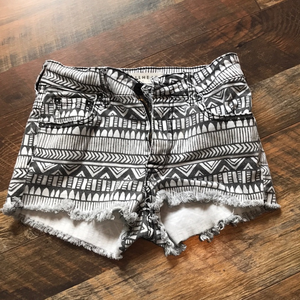 Aztec design shorts
